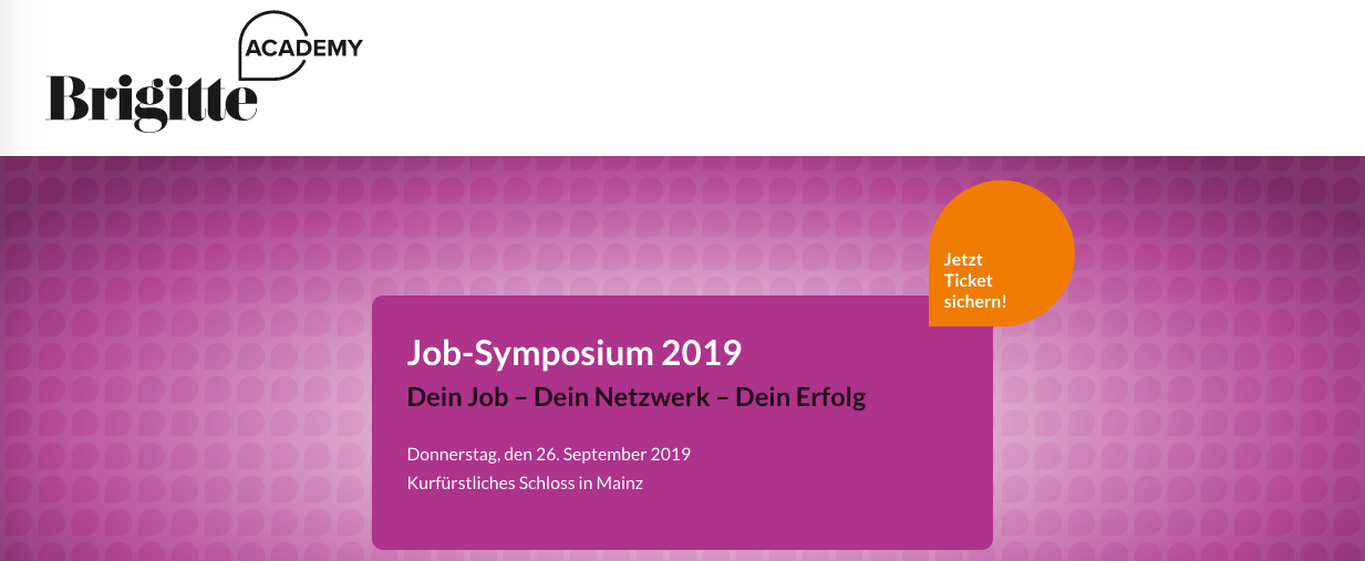 Workshop 'Professionell verhandeln' bei der Brigitte Academy in Mainz 2019