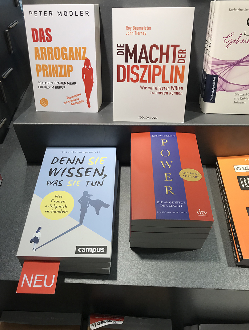 Denn Sie wissen, was Sie tun – mein Buch übers Verhandeln im Buchhandel.