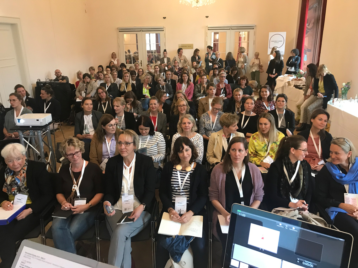 Professionell Verhandeln - mehr herausholen. Vortrag auf dem Brigitte Job Symposium in Mainz. Blick ins Publikum.