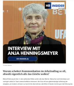 Interview mit Anja Henningsmeyer übers Verhandeln